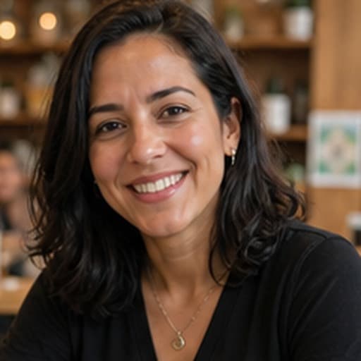 Foto ficticia de perfil de Aline Barros